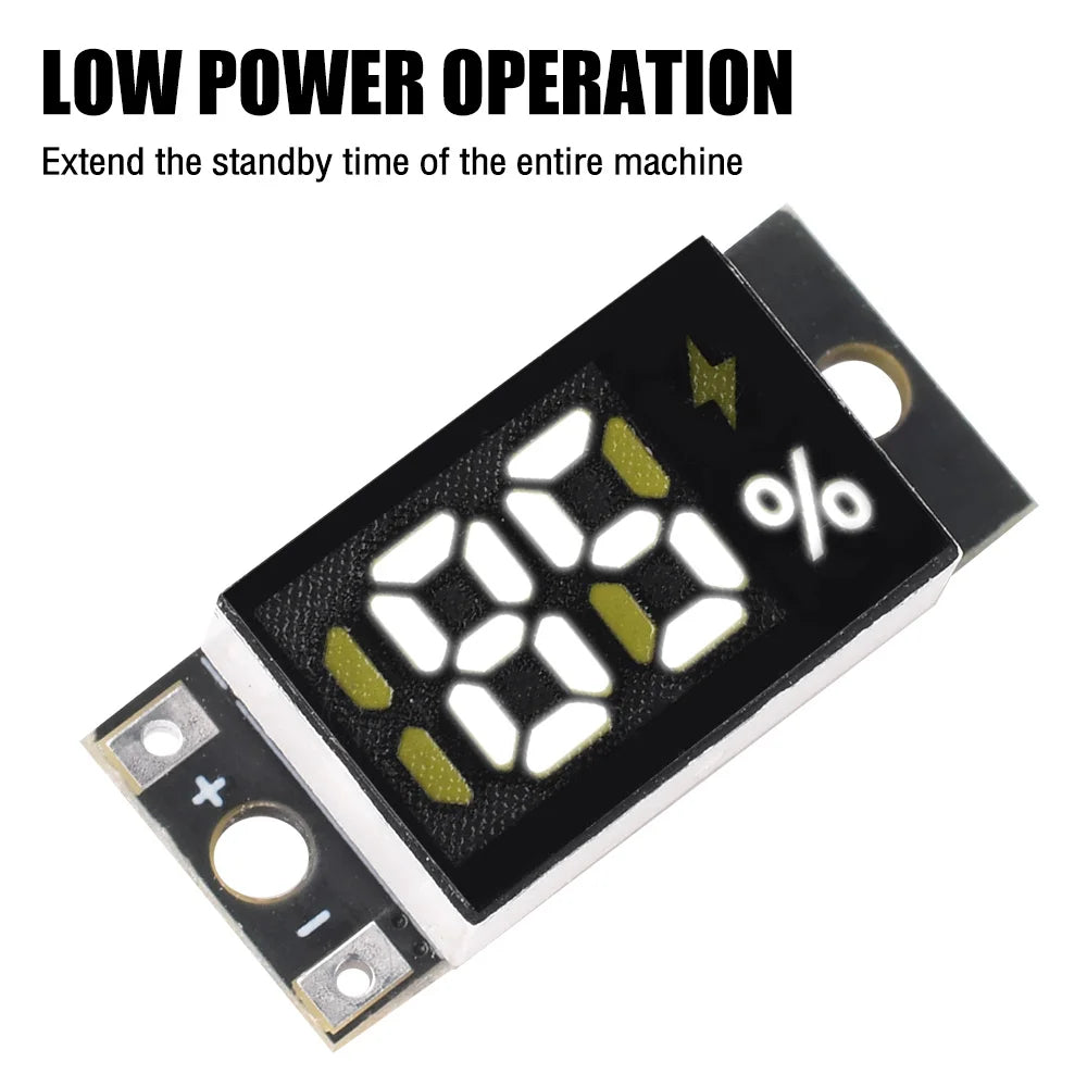 1S-4S 3.2V LiFePO4 Battery Power Display Module 3-12.8V Digital Percentage Indicator Board Battery Capacity Indicator Module Oasis Select