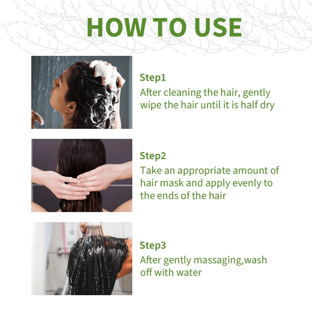Rosemary Hair Conditioner Anti Hair Loss Improve Dryness Nourish Hair Roots Repair Dry Damaged Smooth Hair Essence Cream Oasis Select