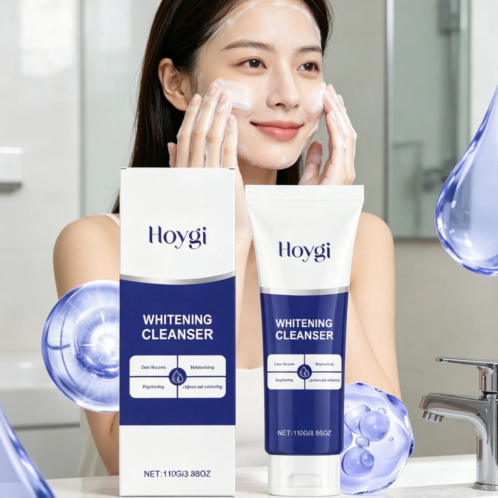 Hoygi Facial Cleanser Radiant Complexion Soft Skin Texture Oil Control Shrink Pores Gentle Smoothing Skin Brightening Cleanser Oasis Select