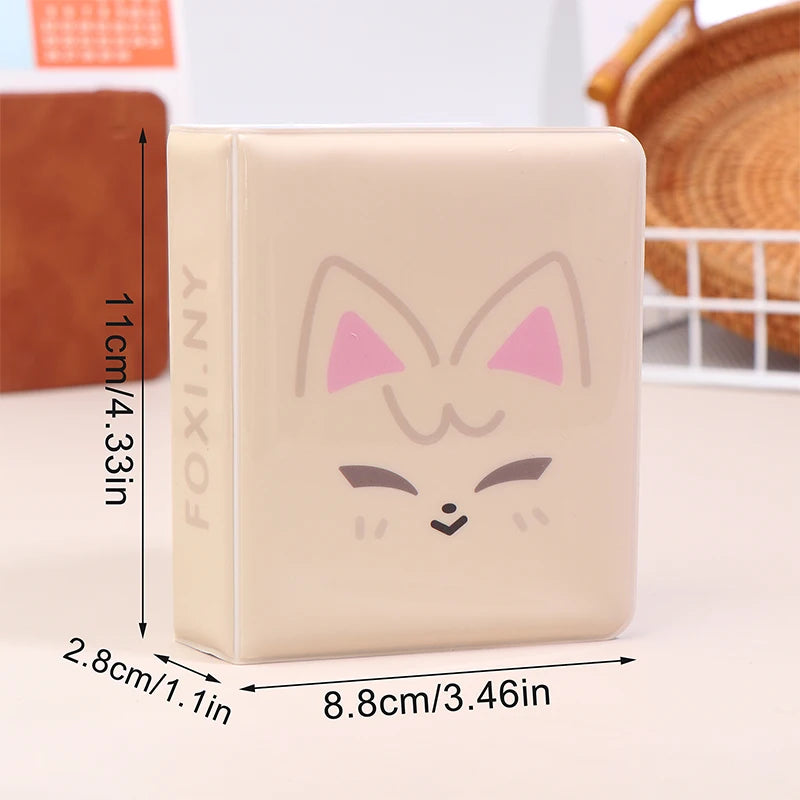 Cartoon Animals 3 Inch Album Star Photo Small Card Storage Album Cute Idol Picture Postcard Kpop Card Binder Card Book Oasis Select