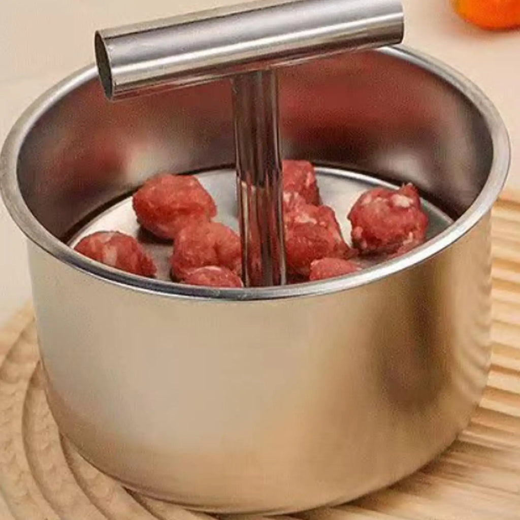 Meatball Making Set 6/12 Hole Press Meatball Maker Stainless Steel Meatball Maker Multifunctional Meat Maker Mold Kitchen Tools Oasis Select