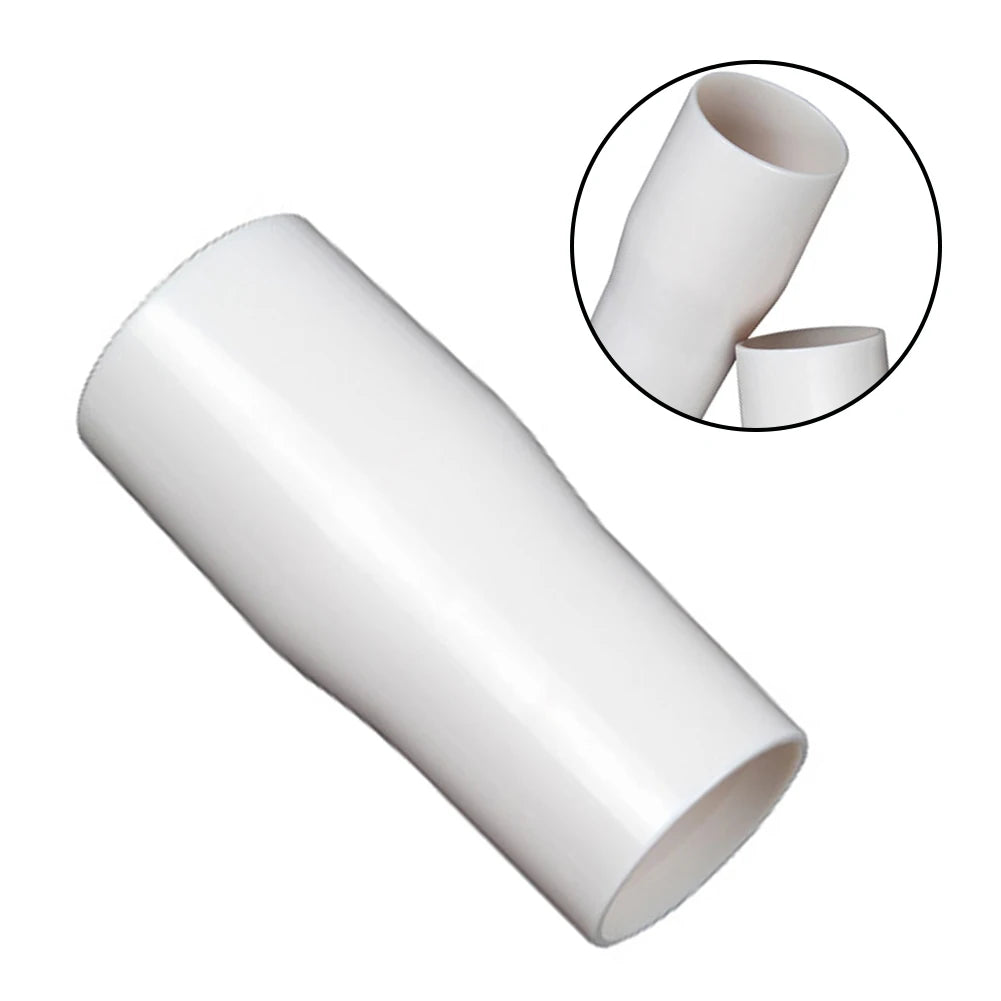 Plastic White Threaded Vacuum Hose Cuff End Cap For Swimming Pool Cleaner Maintenance Replacement Part Tool Oasis Select