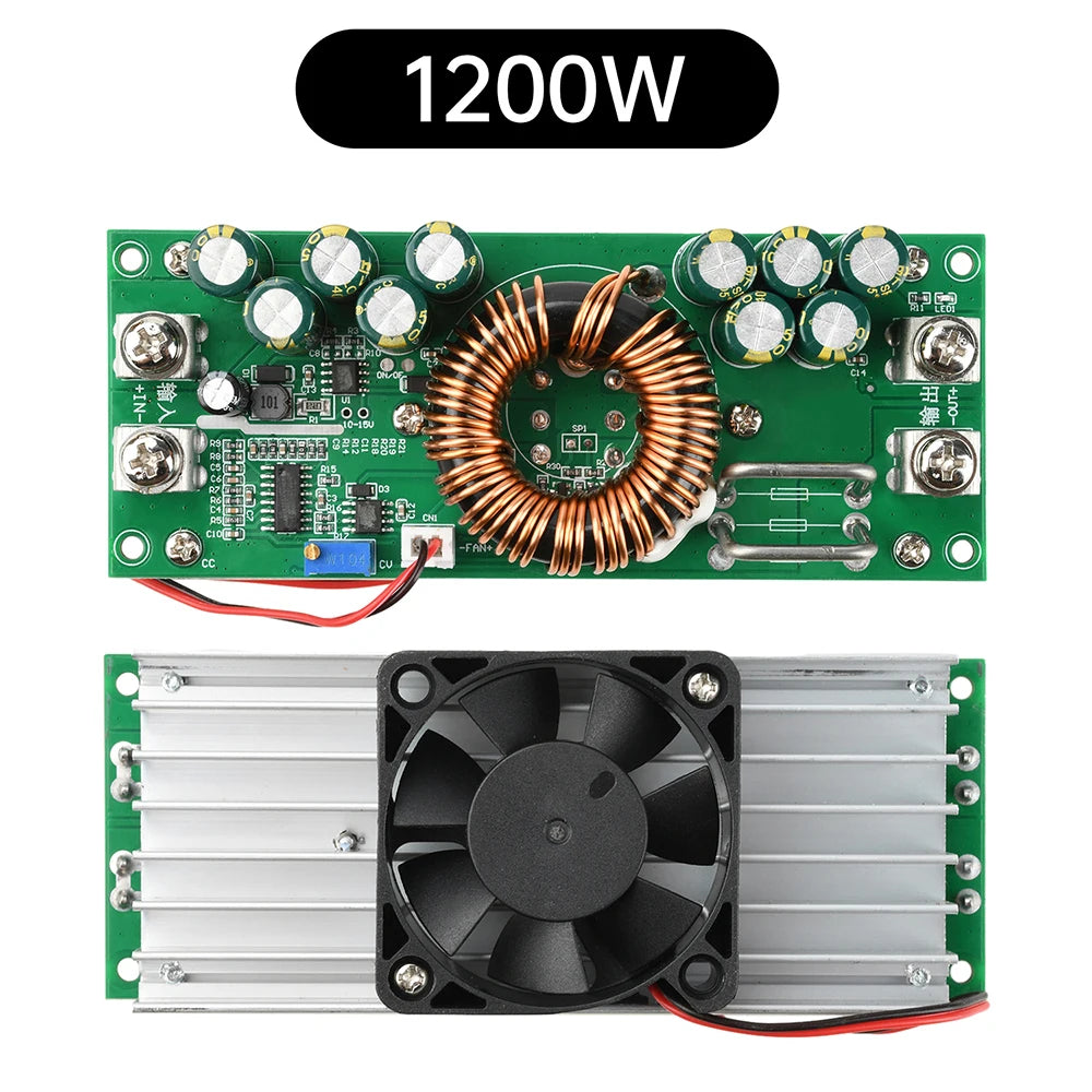 1500W/1200W DC-DC Buck Converter 15-90V to 2.5-72V 30A 50A Constant Voltage Adjustable Step-Down Module High Efficiency Oasis Select 1200W