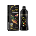 EELHOE Gray Hair Color Dye Shampoo – Natural Black Restore Hair Dye Shampoo Oasis Select black 500ml boxed