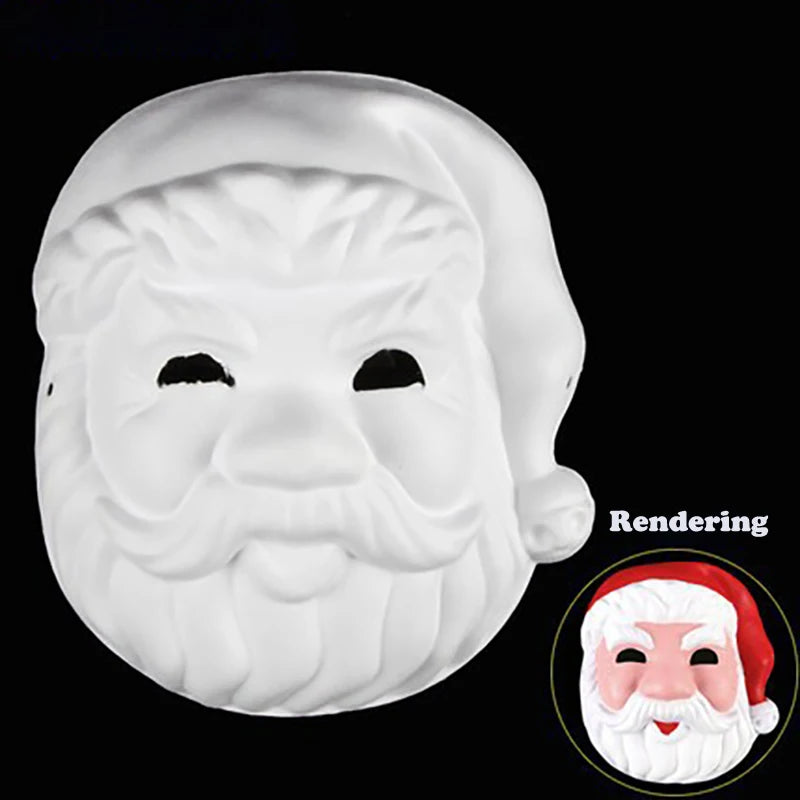 DIY Paper White Masks Create Artistic Craft From Theater And Halloween Costumes Party Masquerade Kids Painting Toy Oasis Select 13