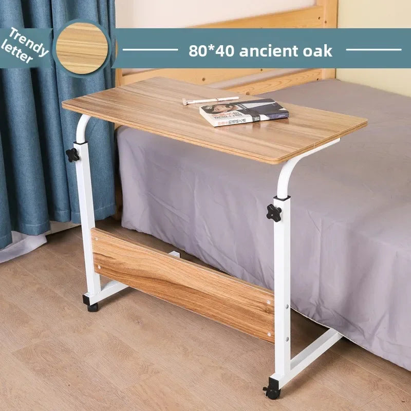 Computer desk Lazy table Desktop household bed Desk Simple small table Simple folding table Removable bedside table Durable Oasis Select Oak 80x40-A