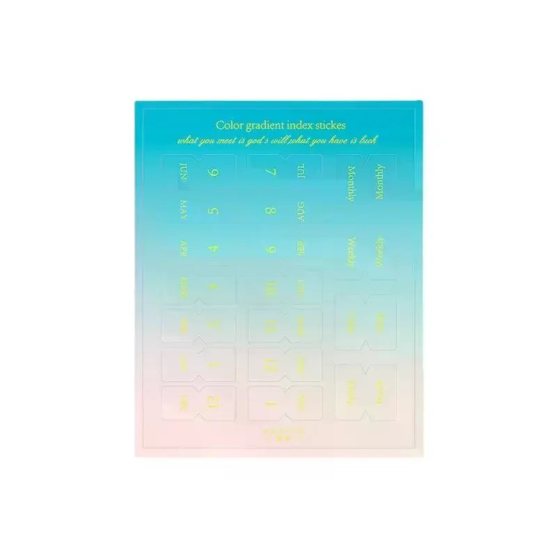 10/20 Sheets Classification Ledger Marker Stickers Monthly Separator Tabs Monthly Tabs Sticker For Office Study Oasis Select