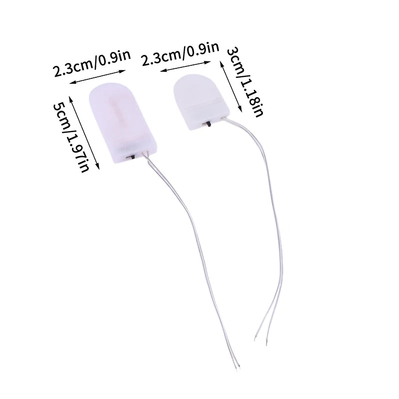 10Pcs Battery Holder Coin Cell Holder 1 X 3V/2 X 3V CR2032 LIR2032 Battery Holder Button Battery Holder With Line On Off Switch Oasis Select
