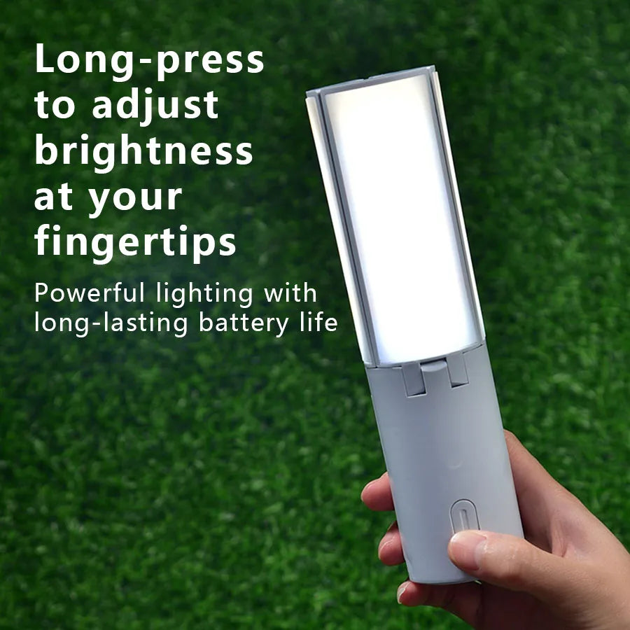 Folding Outdoor Camping Light Portable Lantern Rechargeable 3 Modes Dimmable For Outdoor Camping Tent Emergency Lighting Oasis Select