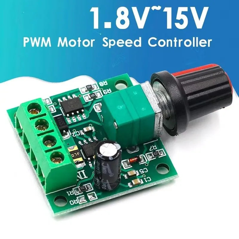 DC 1.8V 3V 5V 6V 12V PWM Motor Speed Controller Adjustable Speed DC Motor Driver Home Improvement Durable Oasis Select