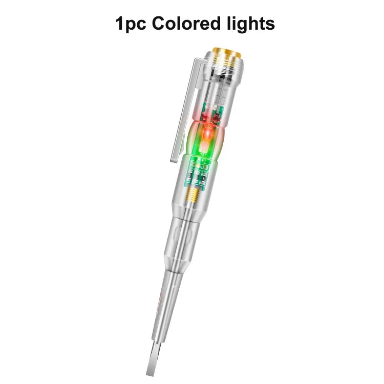 Intelligent Voltage Tester Pen AC Non-contact Induction Test Pencil Voltmeter Power Detector Electrical Screwdriver Indicator Oasis Select 1pc
