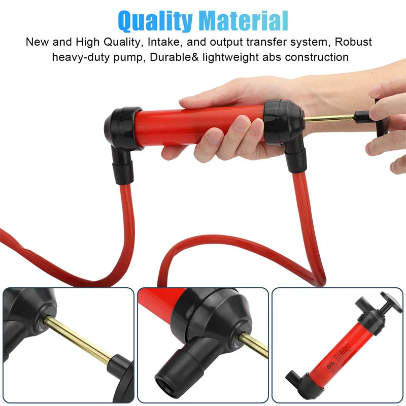 Pumping Oil And Gas With Siphon Pipe To Transport Manual Pump Oil Liquid Water Chemical Delivery Pump Hand Pump Car Modelin Oasis Select