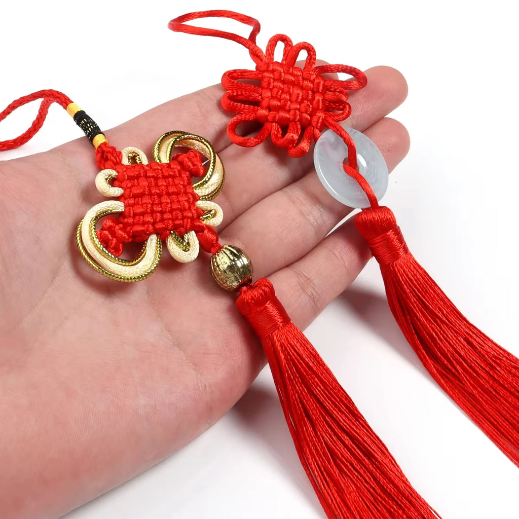 Chinese Knot Silk Tassel Pendant | Lunar New Year Décor Gift