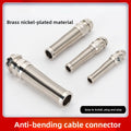 Anti-bending Cable Gland Nickel Plated Brass Waterproof Joint IP68 Seal Jiont LED Lamp Connector PG7 PG9 PG11 PG13.5 PG16 PG21 Oasis Select M14x1.5(4-8