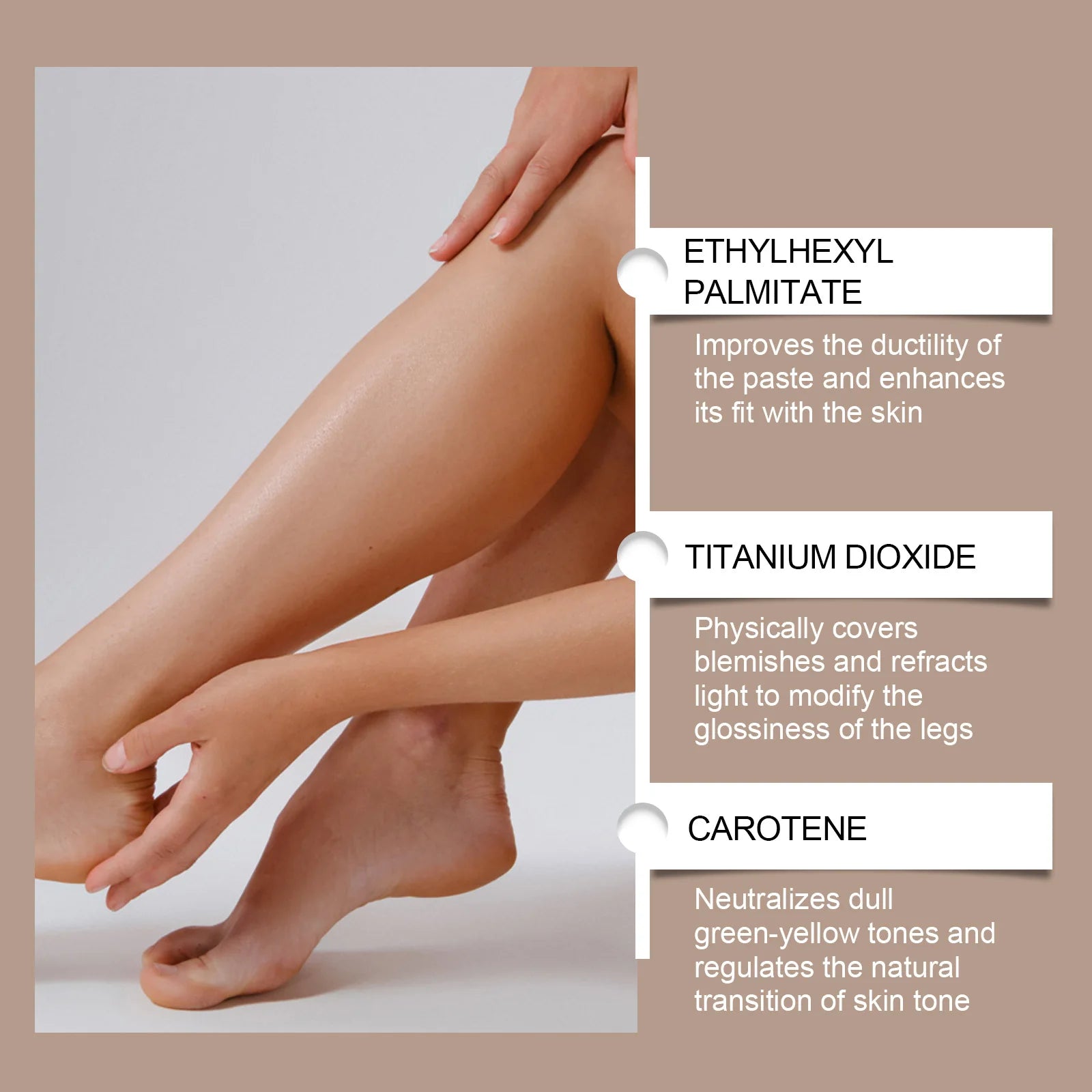 Leg Makeup Lotion Lasting Concealer Even Skin Tone Fake Tanning