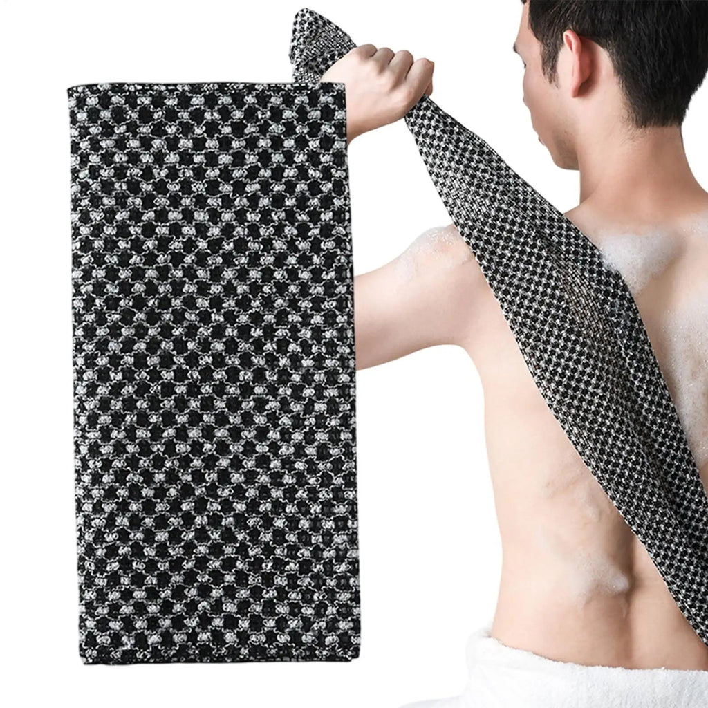 Exfoliating Body Scrubber Back Scrubber for Shower Bath body Scrub Wash Cloth Exfoliating Washcloth Towel Body Cleaning Tool Oasis Select