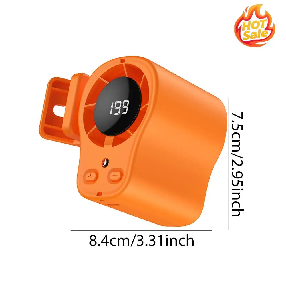 Hands-Free Clip on Fan 199 Speeds 360° Rotation Mini Small Personal Desk Fan Semi-Cooling Technology for Cars Work Camping Oasis Select