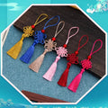 5Pcs Tassels Chinese Knots Silk Tassel Mini Beaded Pendant Fringe For Curtain DIY Crafts Jewelry Making Decoration Oasis Select 10