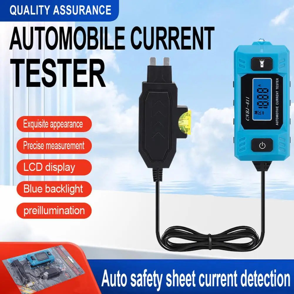 Automotive Fuse Current Tester CNBJ-611 Car Leakage Analyzer Fault Tester Automotive Fuse Current Testing Tool LCD Display Oasis Select