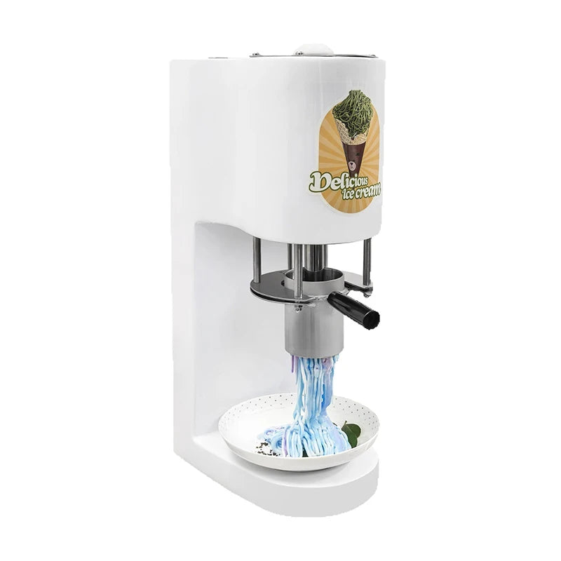 Spaghetti Noodle Ice Cream Machine – 4 Types, 8.5L Self-Cool