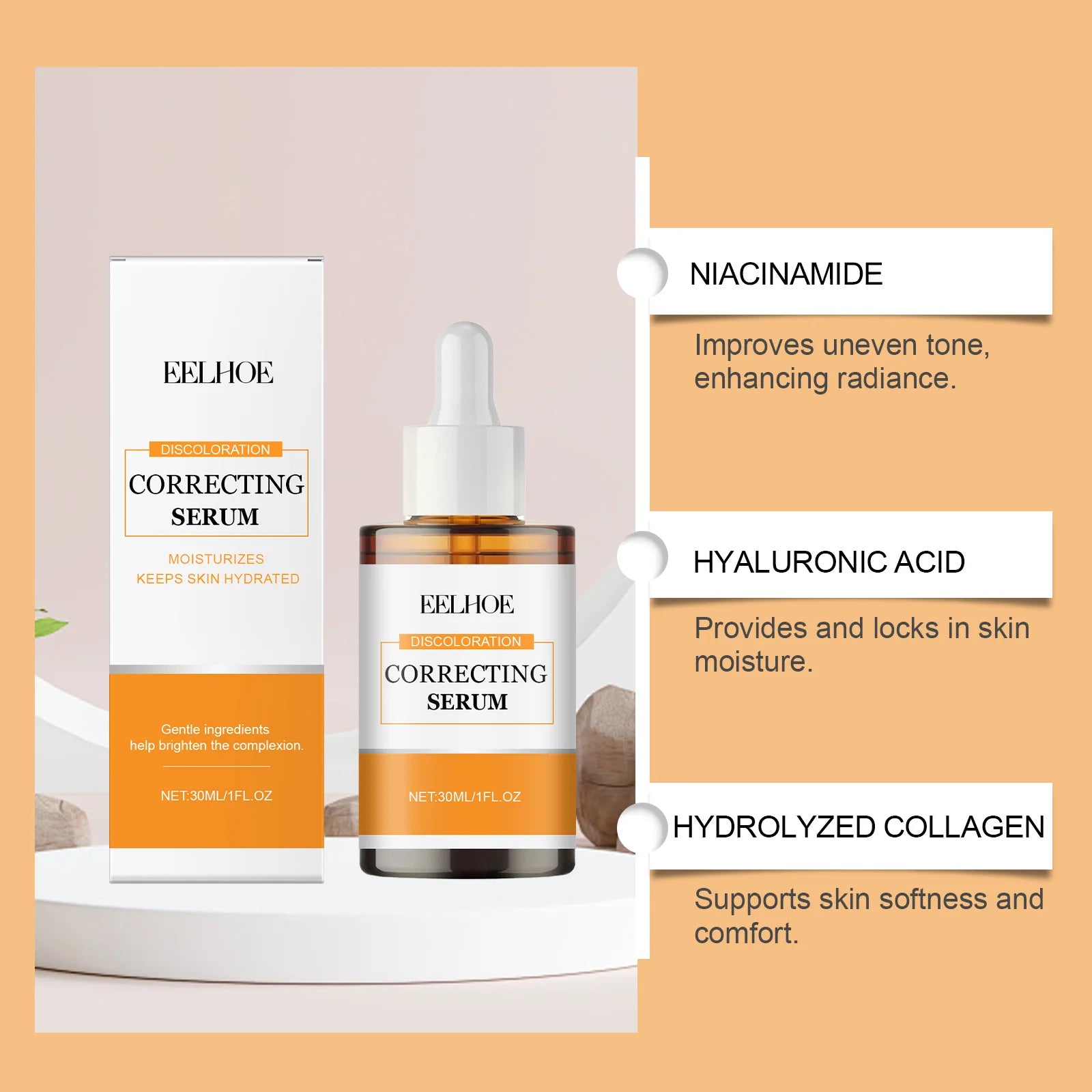 Niacinamide Facial Serum – Firming, Brightening & Hydrating Face Serum Oasis Select