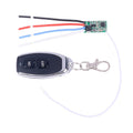 433mhz DC 3.6V 5V 9V 12V 24V 1CH Mini Relay Wireless RF Remote Control Switch LED Lamp Controller Micro Receiver Transmitter DIY Oasis Select Onesize