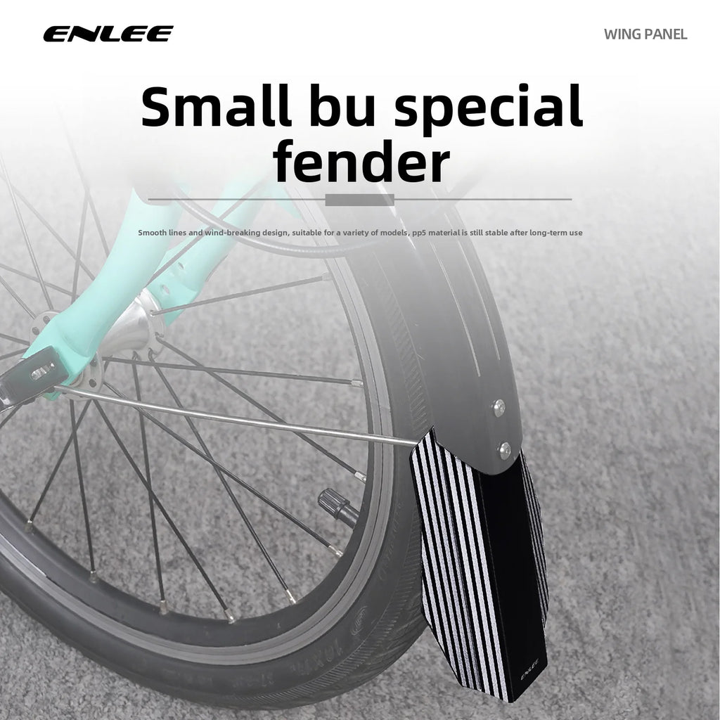 Suitable for Brompton small cloth folding bicycle modification, mudguard decoration, quick disassembly, mud removal, mudguard ti Oasis Select