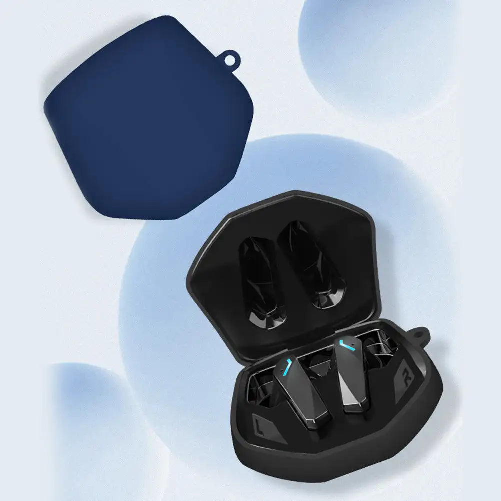 Silicone Case for Lenovo GM2 Pro Earbuds | Shockproof + Carabiner