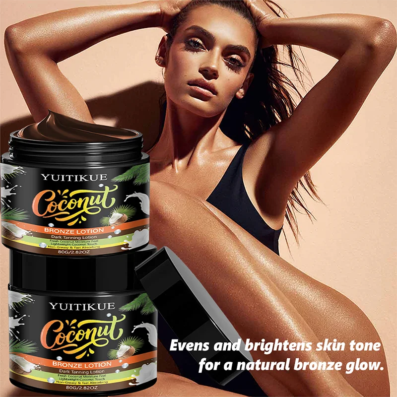 YUITIKUE Coconut Bronze Self-Tanning Lotion | Sun-Kissed Glow
