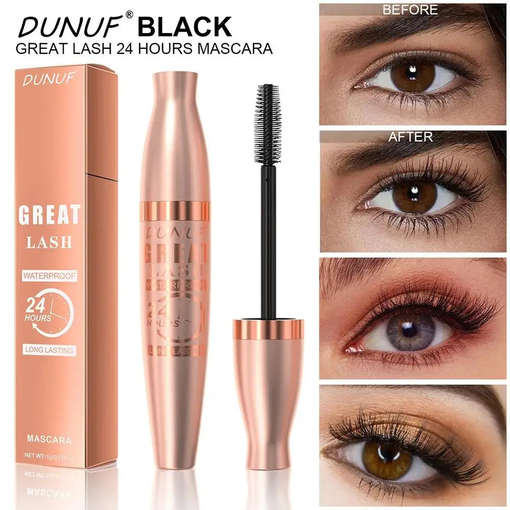 DUNUF 24H Waterproof Mascara – Volumizing & Lengthening