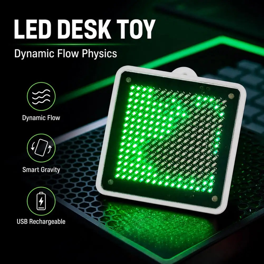 LED Fluid Simulation Desk Toy | Gravity Sensor Light Ornament
