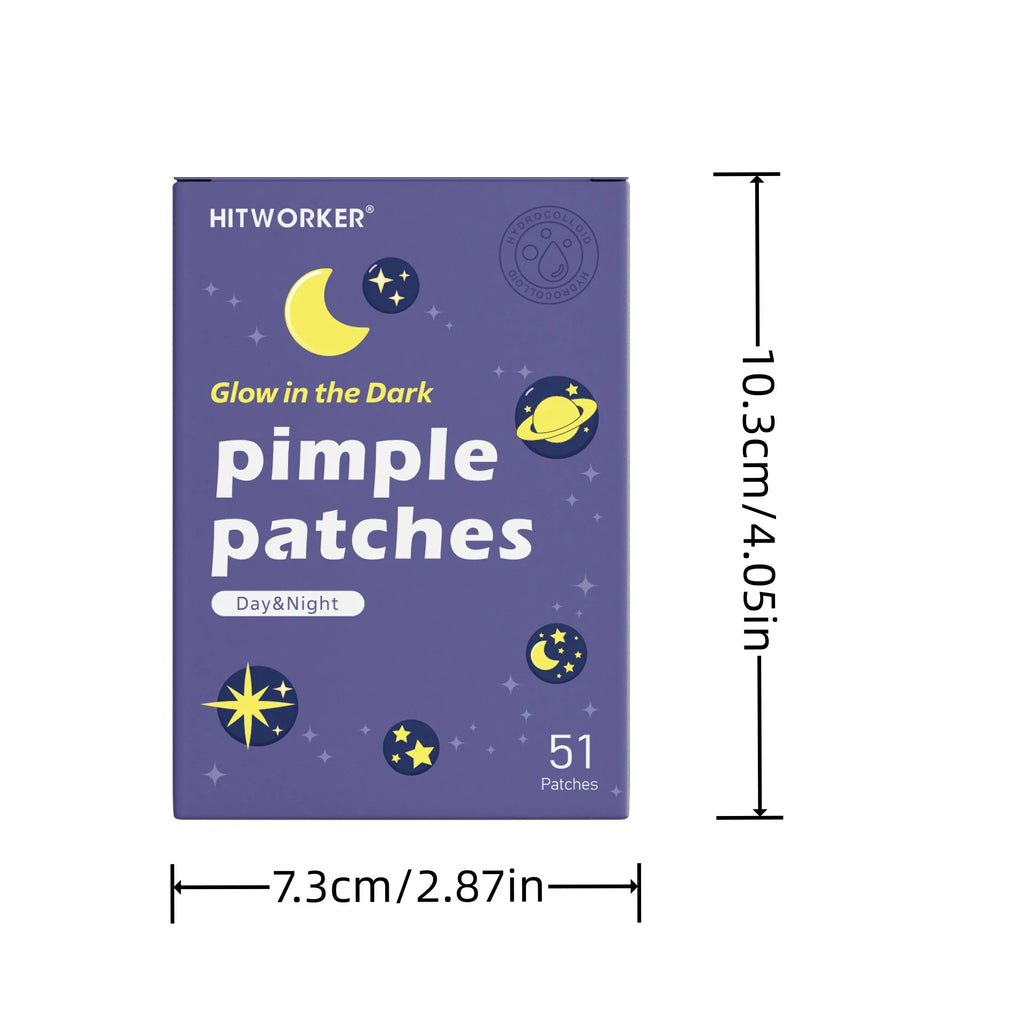 51 pieces/box acne patches - alcohol free, used to absorb acne secretions, gentle and non irritating, essential for acne care Oasis Select