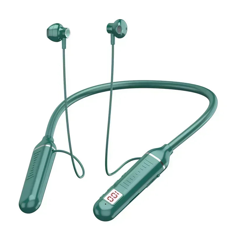 K58pro TWS Wireless Headphone Bluetooth 5.2 Earphones Magnetic Neckband Sport Waterproof Blutooth Headset with Mic Noise Cancell Oasis Select green