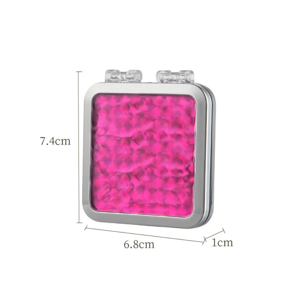 Double-Sided Folding Makeup Mirror | French Retro Water Ripple