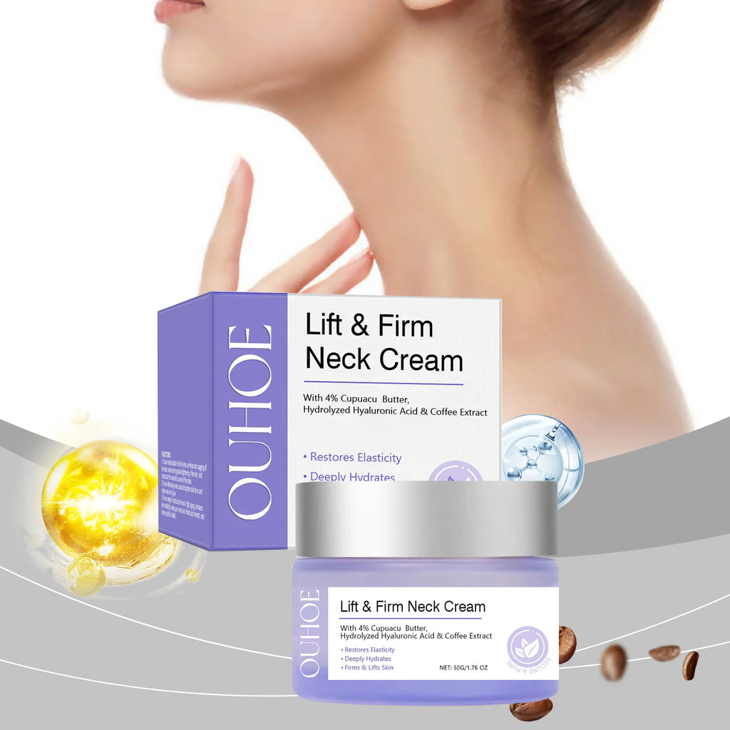 Tighten Lift Neck Cream Firming Reduce Fine Lines Brightening Nourish Smoothing Lasting Moisturize Neck Rejuvenation Care Lotion Oasis Select