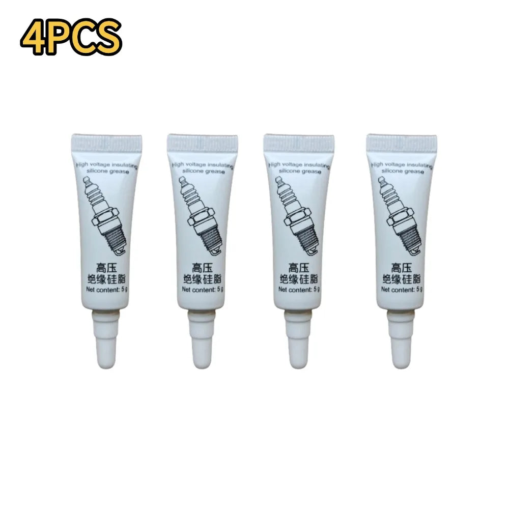 Dielectric Grease Silicone Paste Waterproof Marine Grease Safe High Temp Grease Plumbers Grease Temperature Corrosion Resistance Oasis Select 4pcs