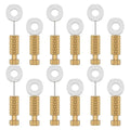 LIKE WISH 12Pcs Leather Suture Positioning Needles,Handmade DIY Leather Positioning Pins,12Mm18mm DIY Leathercraft Located Needl Oasis Select As Shown