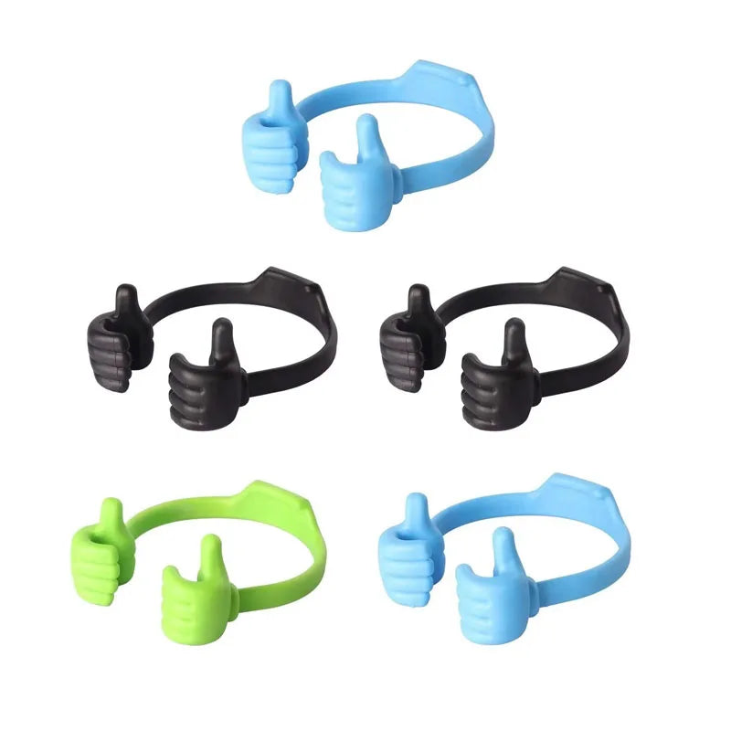 1/3/5pcs Cell Phone Stand Holder Lazy Holder Universal Flexible Bracket Tablet Phone Stand For IPhone 17 Samsung Xiaomi Huawei Oasis Select 5pcs mix