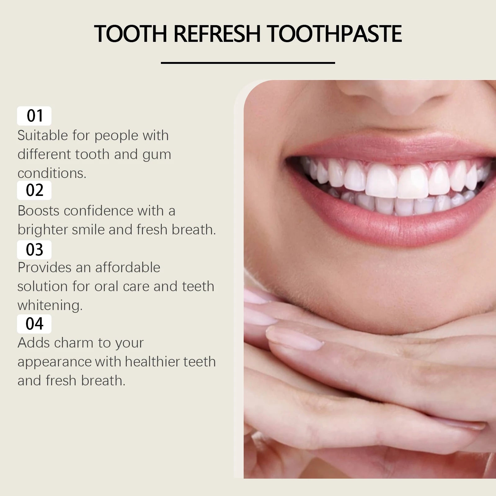 Oralhoe Teeth Whitening Toothpaste 100g – Natural Plant Formula
