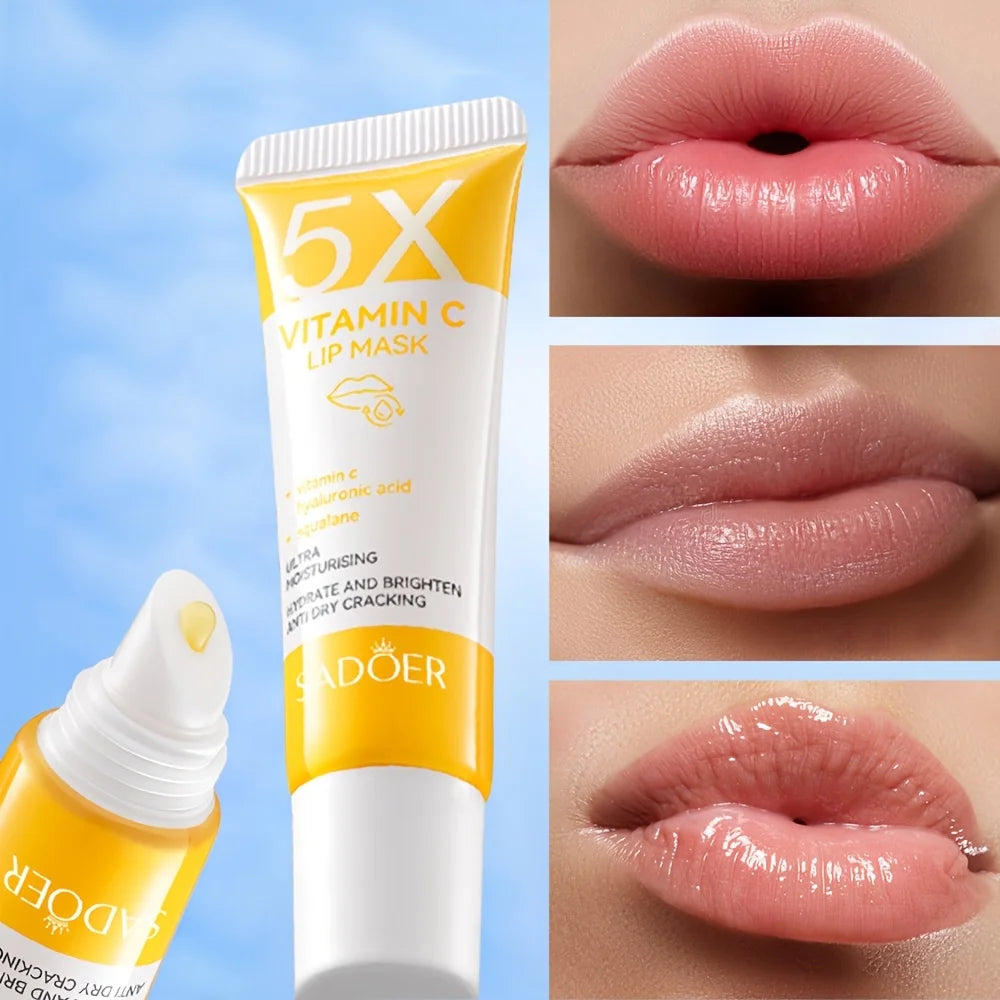 Vitamin C Lip Mask – Hydrating & Moisturizing Lip Balm 10g Lip Mask Balm Oasis Select