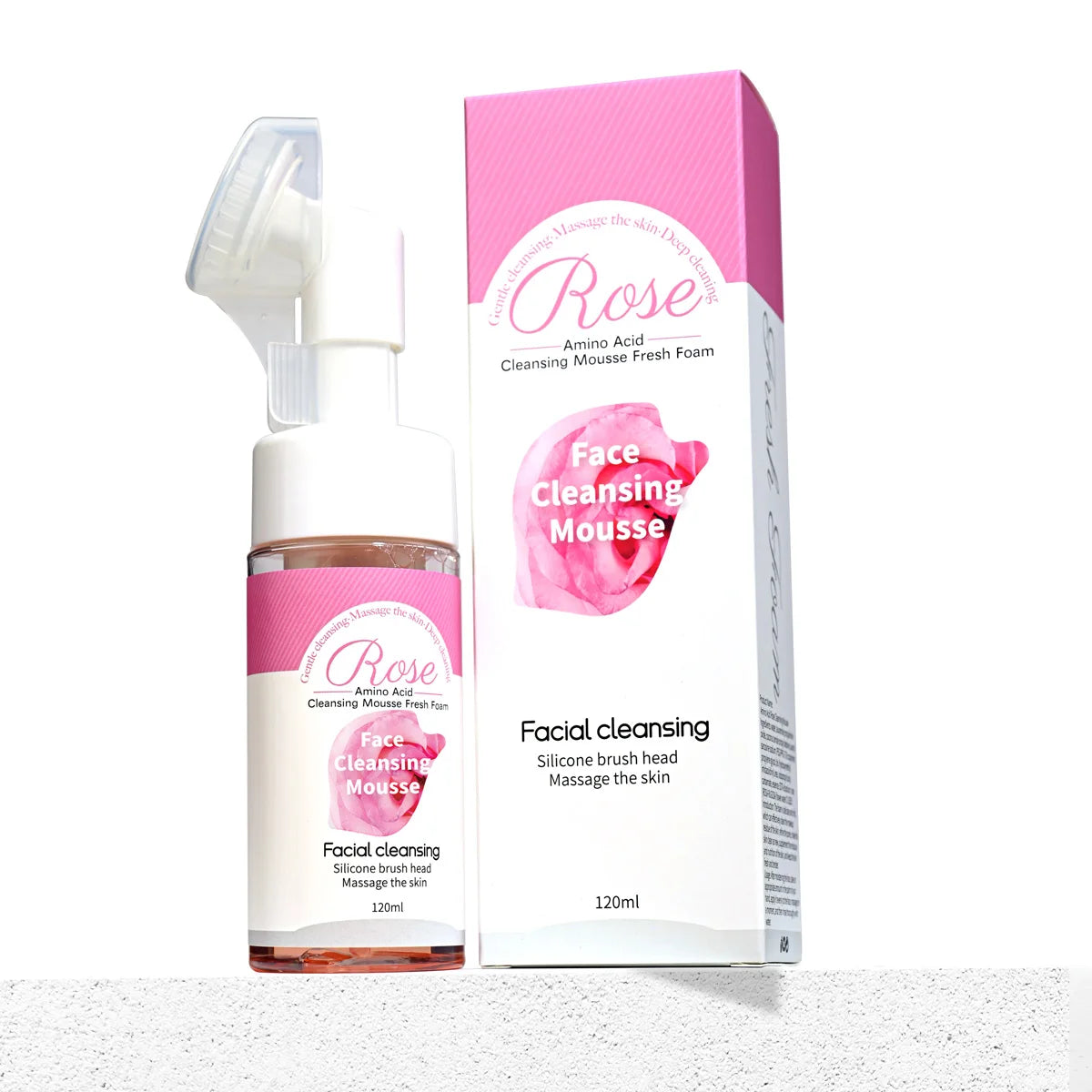 Rose Essential Oil Skincare and Cleansing Mousse, Deeply Cleanses, Controls Oil, Nourishes the Skin, Refreshing, Gentle Not Tightening Oasis Select