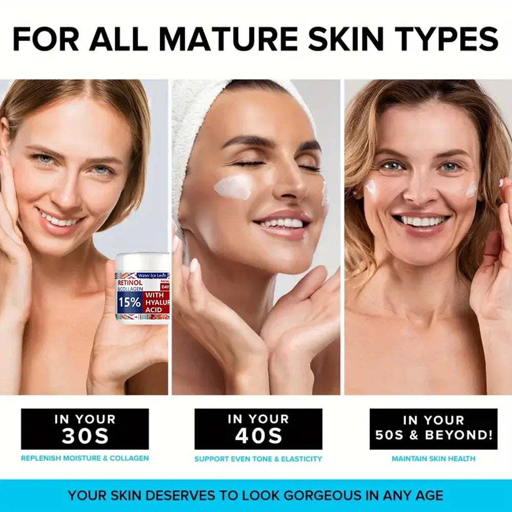 Retinol & Collagen Firming Face Cream – Lifting & Brightening 50g Anti-Aging Face Cream Oasis Select