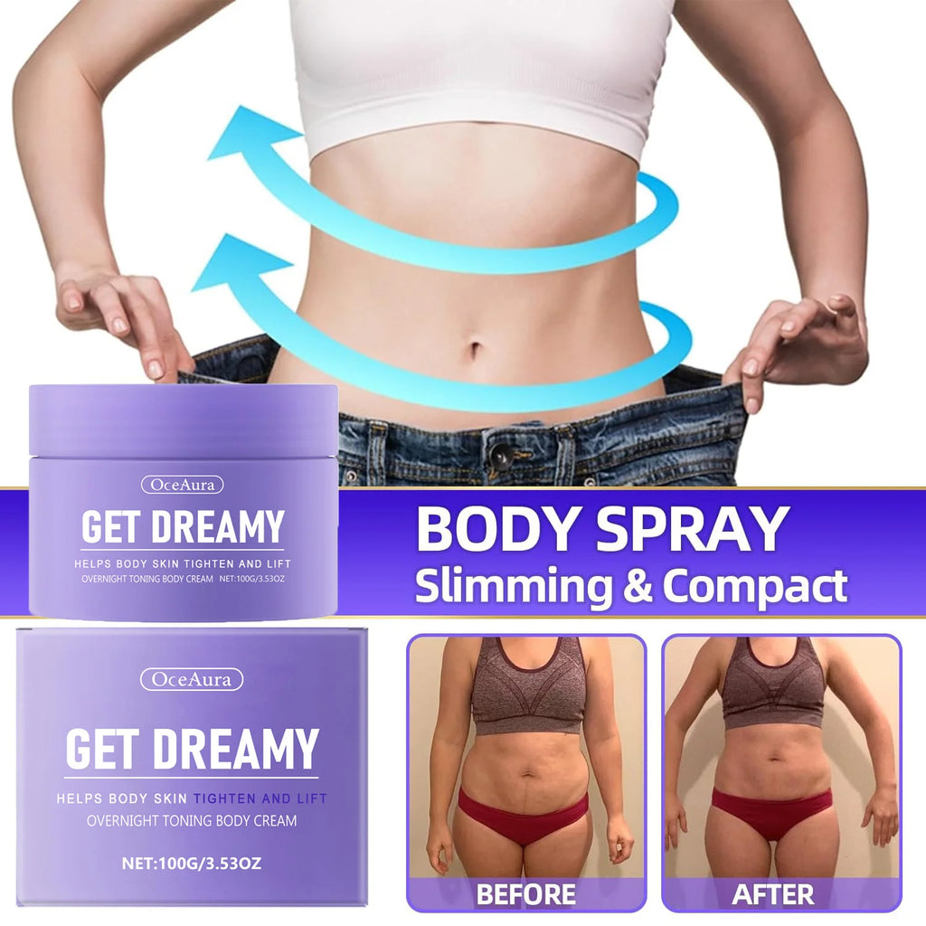 OceAura Overnight Firming Body Cream – Toning Whip All Skin