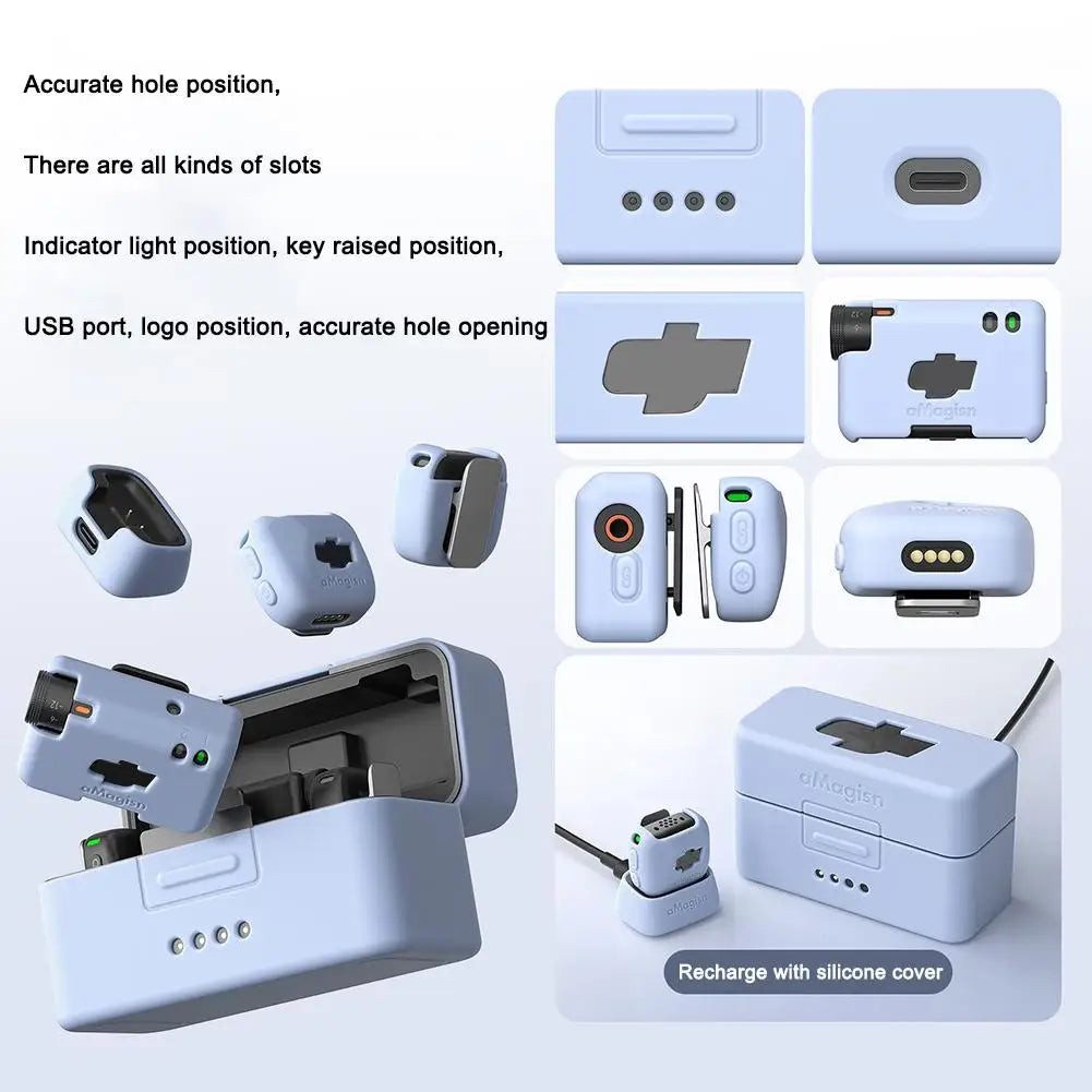Silicone Protector Case for DJI Mic Mini – Full Coverage Set