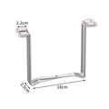 Portable Countertop Garbage Bag Holder Foldable Support Frame Adjustable Plastic Bag Fixing Rack For Kitchen Vegetable Waste Oasis Select 1pc