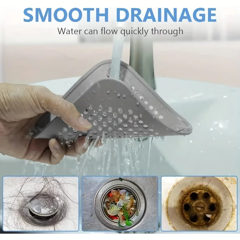 2PCS Sewer Hair Filter - Suitable for Bathroom, Kitchen, Bathtub, and Shower Areas - Floor Drain Anti Clogging Mesh Cover Oasis Select