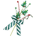 Christmas Branch Candy Bell Christmas Tree Bouquet For Diy Wreath Flower Arrangement Accessories Christmas New Year Decoration Oasis Select Green