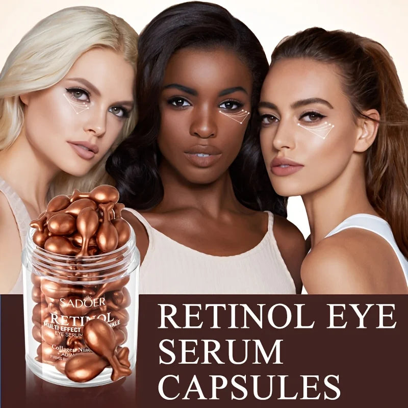 Retinol Eye Serum Capsules – Firming & Hydrating | 45ct Eye Serum Capsules Oasis Select