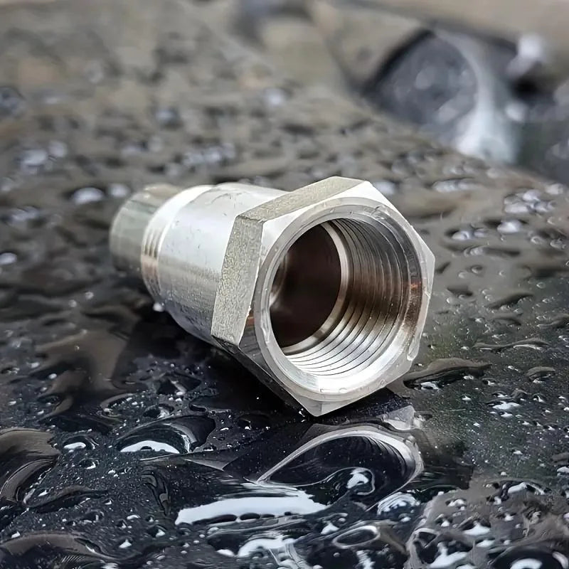 M18x1.5mm Caliber Metal Water Pipe Connector Filter Universal Threaded Joint Standard Compatible Fitting Courtyard Irrigation Oasis Select