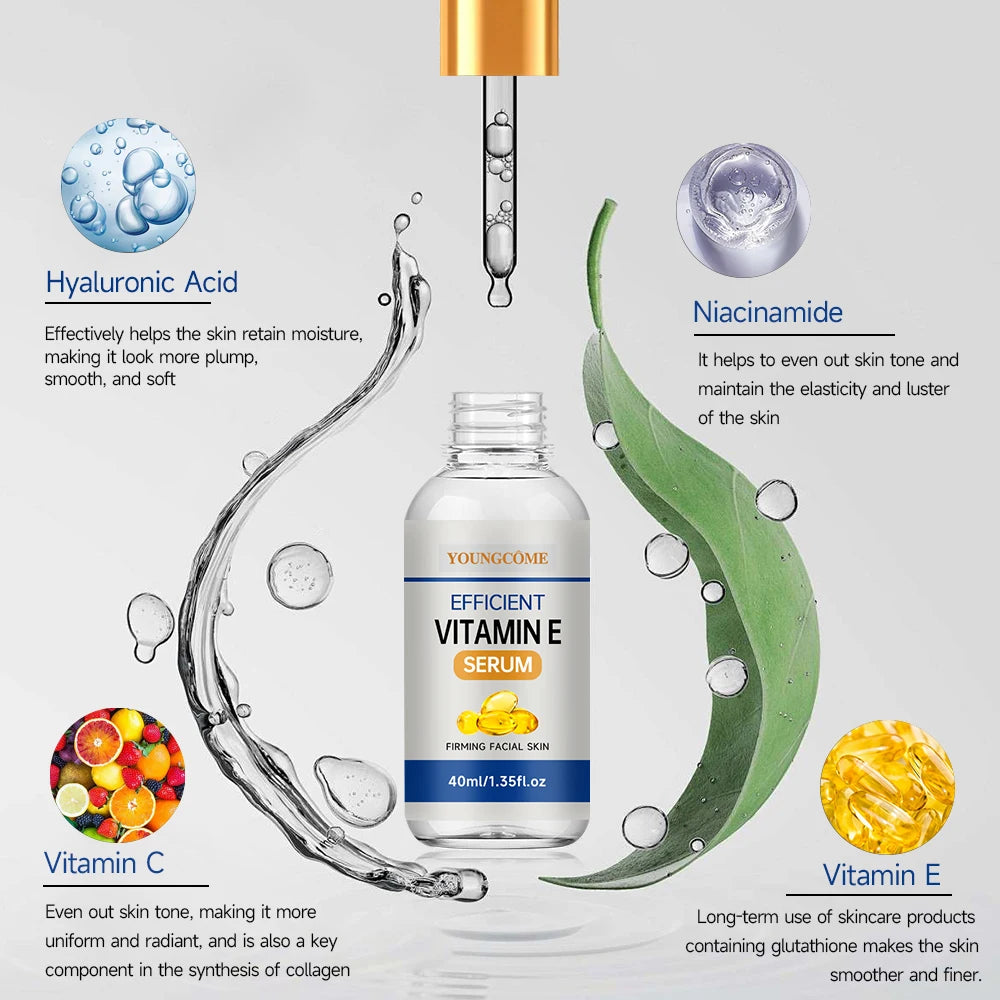 YOUNGCOME Vitamin E Face Serum – Brightening & Pore Care